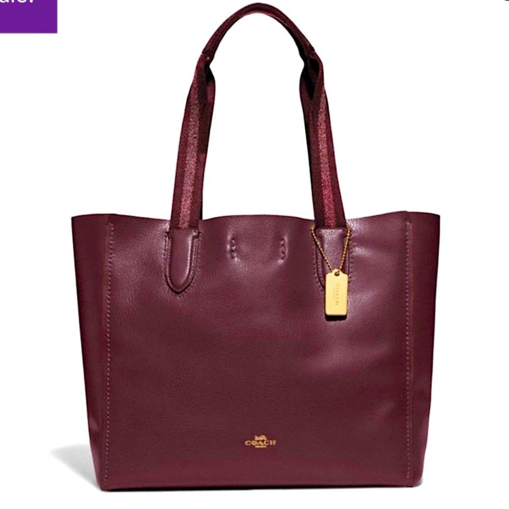 Coach Leather Tote